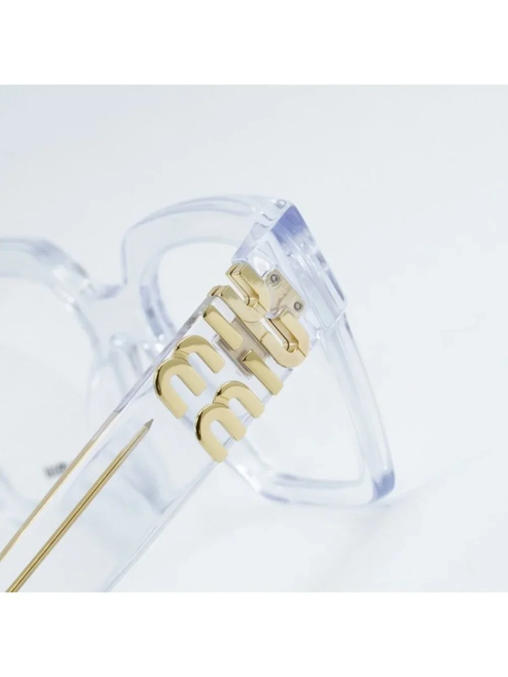 Miu Miu MU04UV 2AZ1O1 Eyeglasses - Crystal 52mm Square Frame